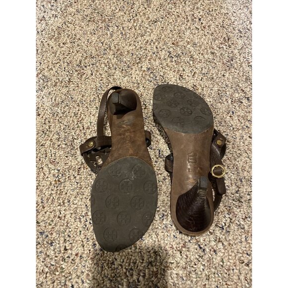 TORY BURCH Holly Strappy Kitten Heels Sandals Shoes Size: 81/2 M - Picture 4 of 5